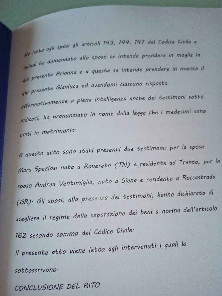 Testo ufficiale rito civile - 4