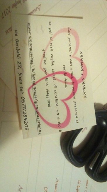 Biglietti bomboniera e lista nozze - 1