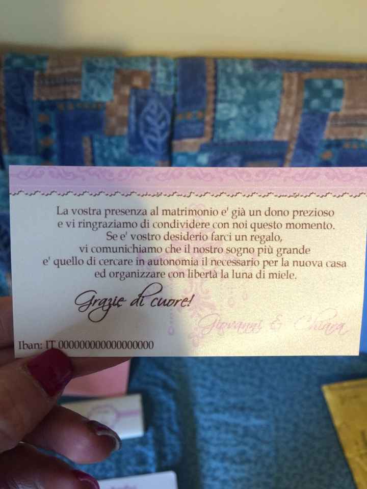 Esiste un modo "elegante" per chiedere i soldi come regalo di nozze? - 1