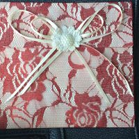 Come incollare pizzo e nastro su partecipazione - 1