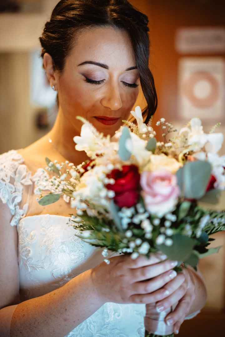 Trucco con rossetto borgogna 6