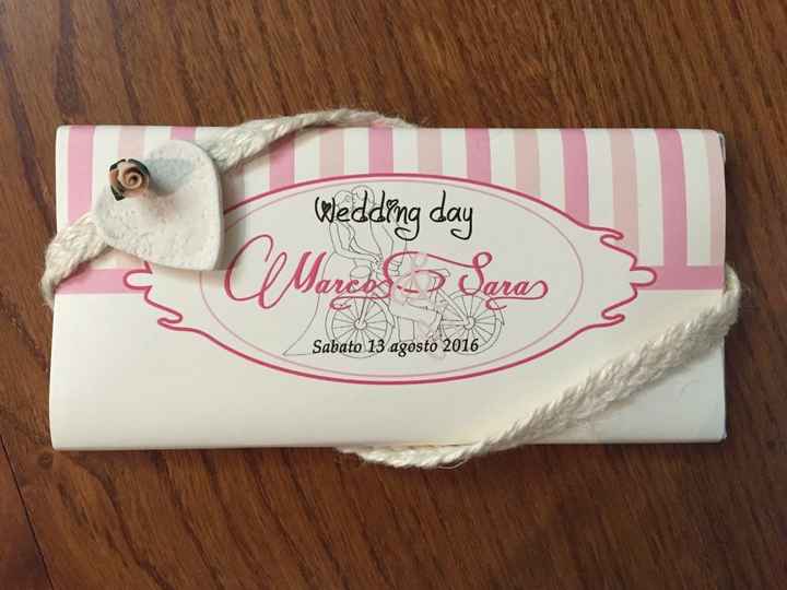 Partecipazioni tavoletta di cioccolata - 1