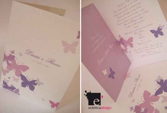 partecipazioni con farfalle