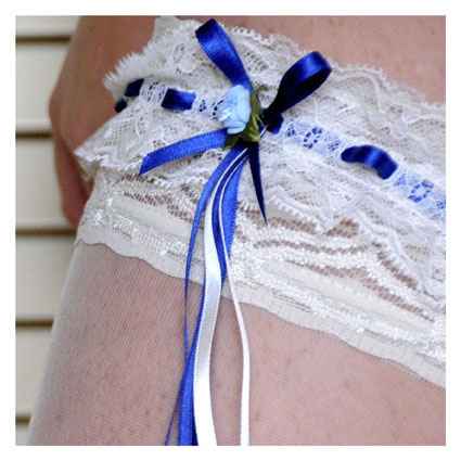 GIARRETTIERA BLU