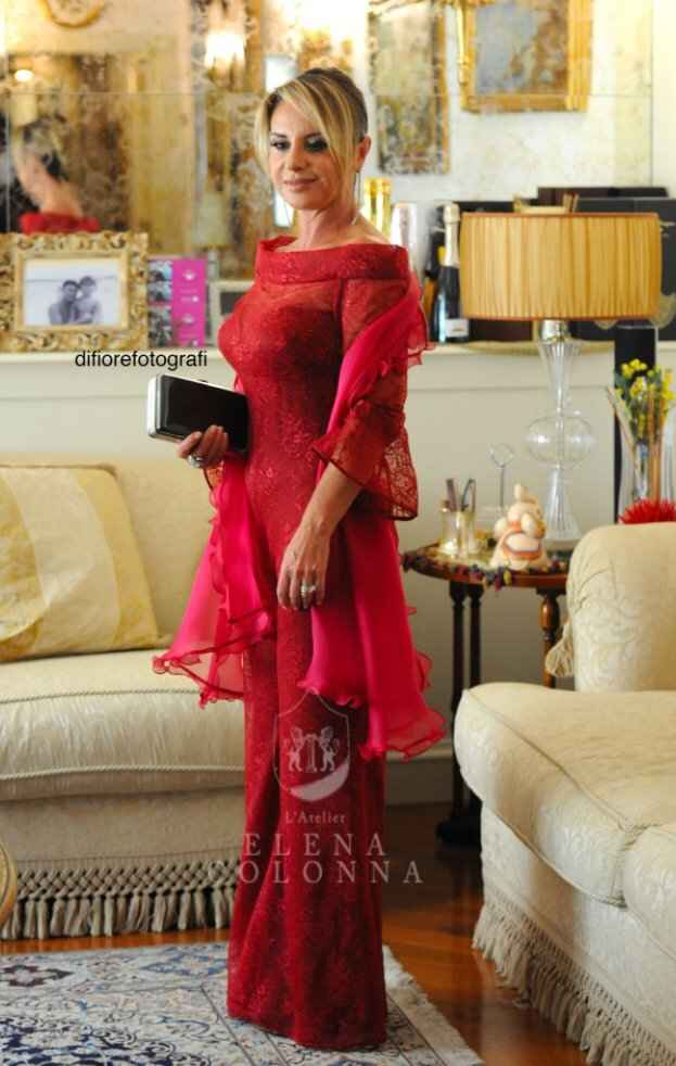 Rosso - vestito mamma - 4