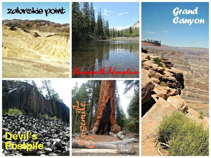 Grand Canyon - Death Valley - Yosemite