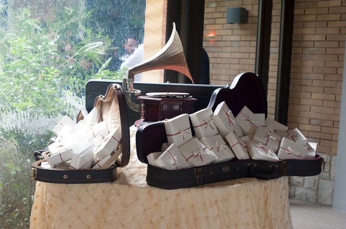 disposizione bomboniere