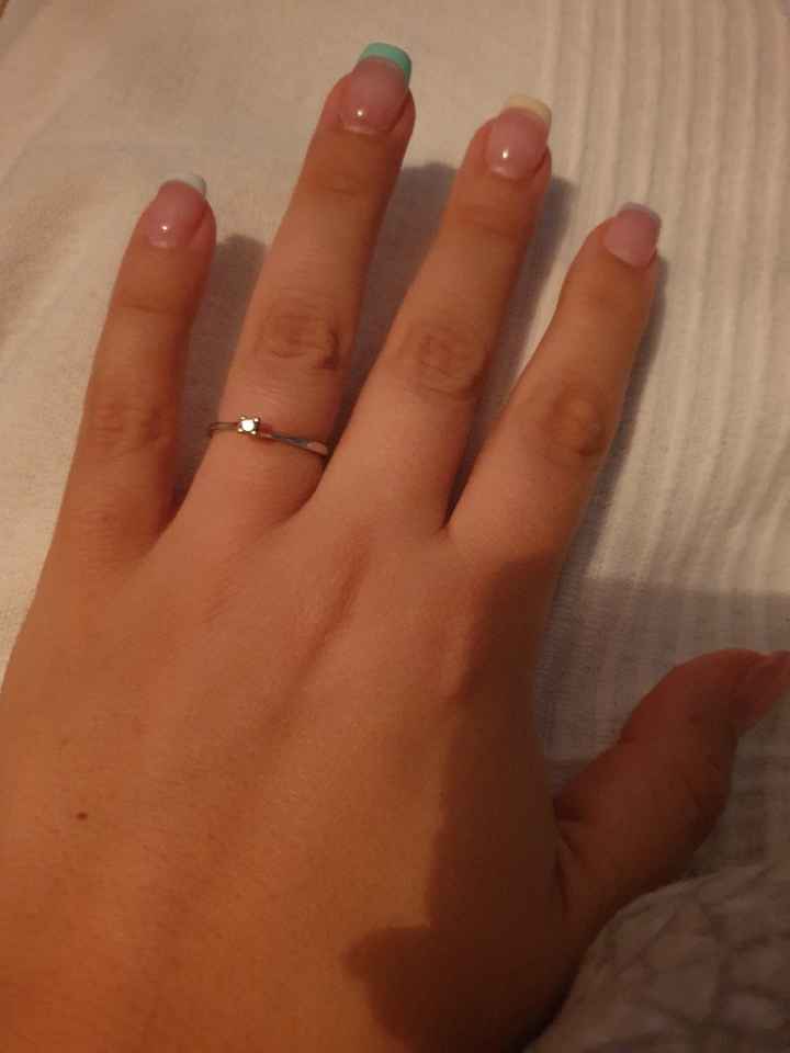 E ora mostraci una foto del tuo anello di fidanzamento! - 1