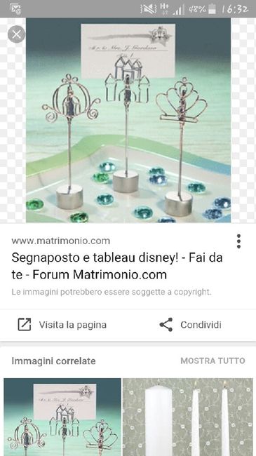 Segnaposto tema disney - 1