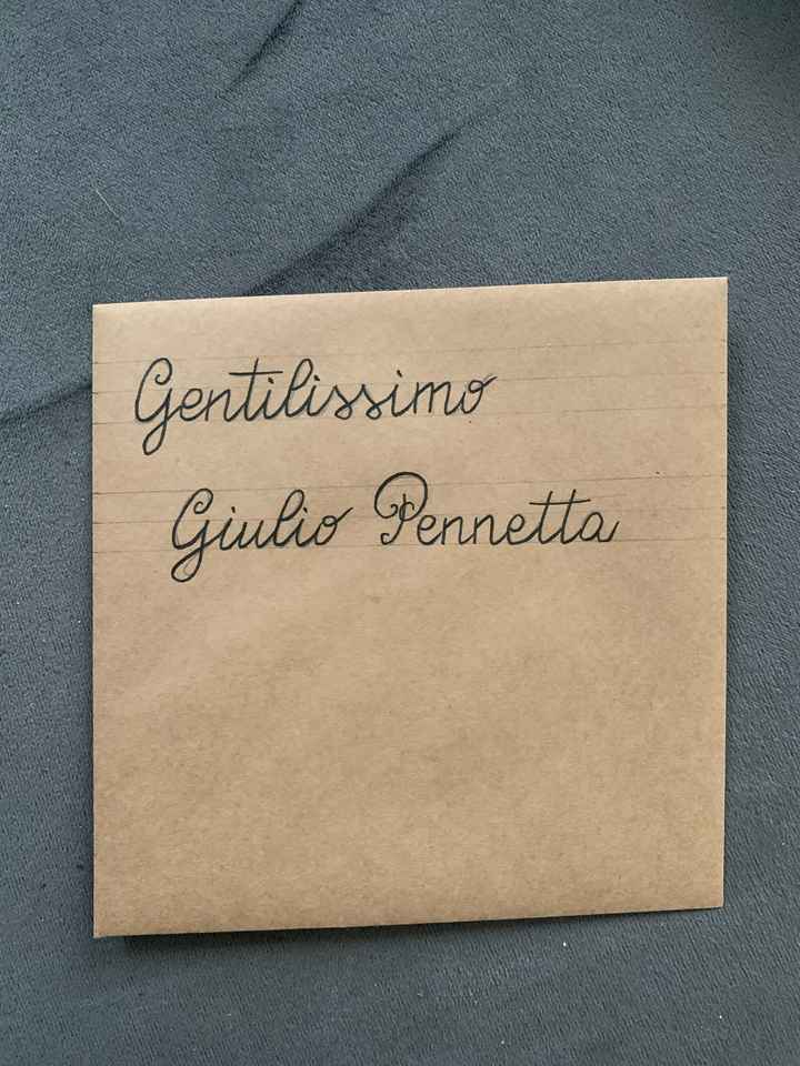 Come scrivere i nomi sulla busta della partecipazione? - 1