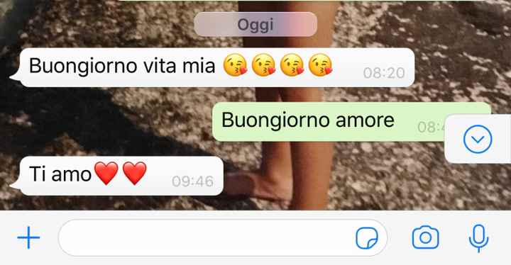 Condividi lo screenshot dell'ultimo messaggio che vi siete inviati - 1