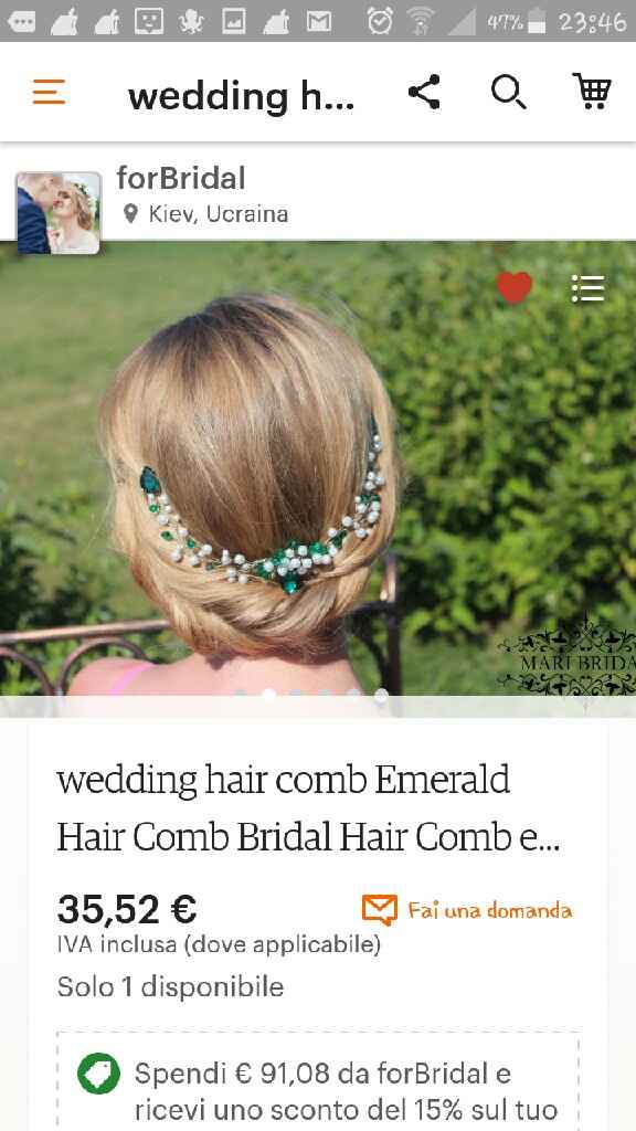 Accessorio per i capelli trovato - 1