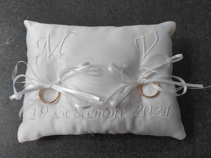 Cuscino porta fedi ❣️ - 1