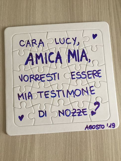 Come chiedere ad un'amica di fare da testimone 3