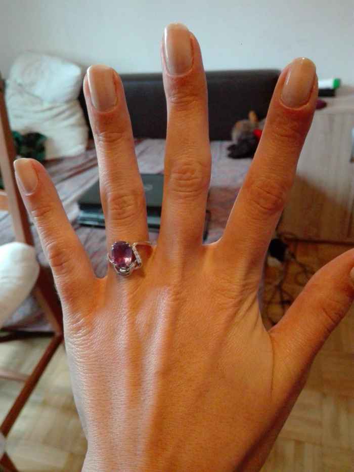 Eccolo qui il mio anello di fidanzamneto!!!!