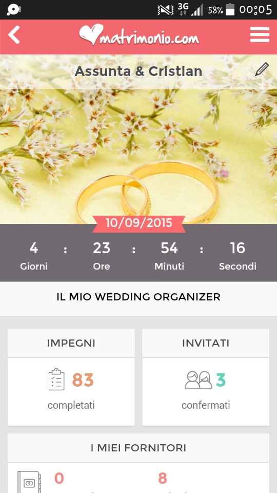 Quanti giorni mancano alle vostre nozze? :) - 1