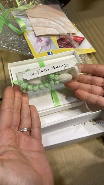 Sento il cuore a mille 😍 vi mostro le mie partecipazioni che userò anche come confetti da dare alla mia promessa di matrimonio 4