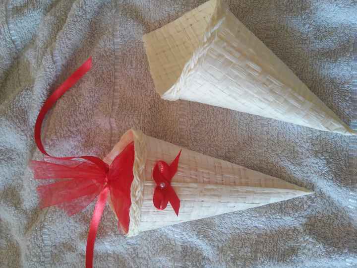 Prima prova coni porta riso - 1