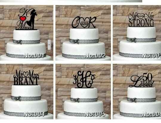 Cake topper personalizzato.... - 1