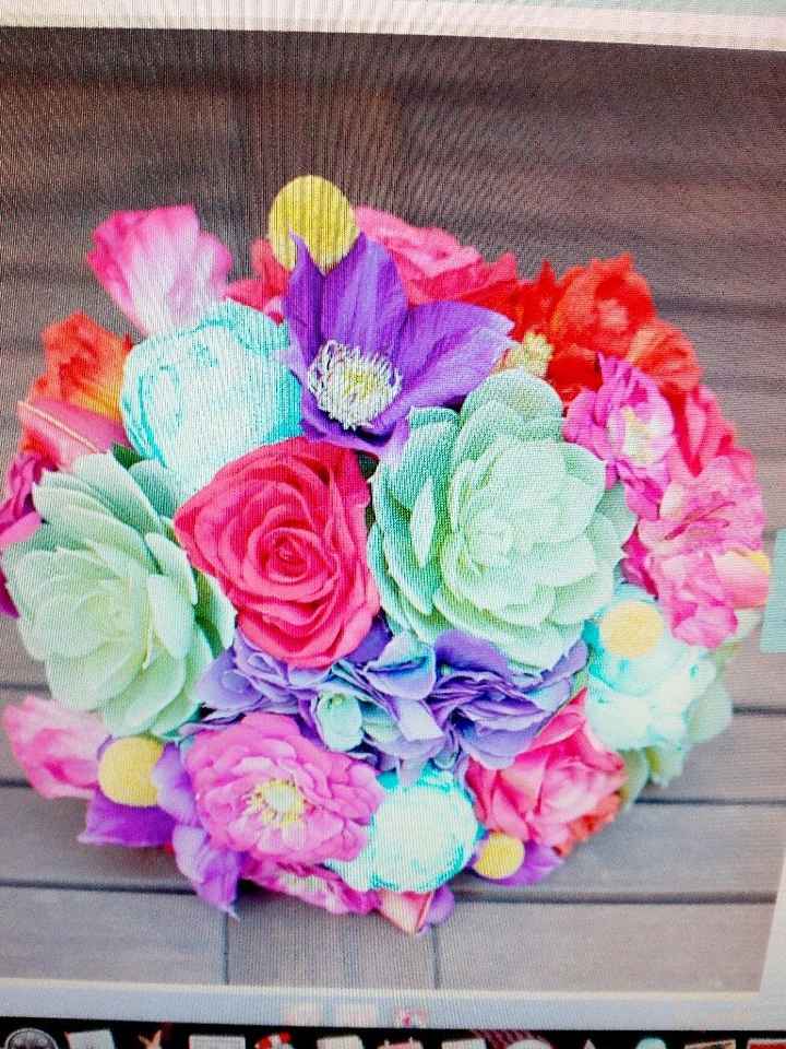 Bouquet da sposa ... colorati - 1
