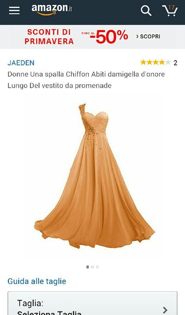 Help vestito testimoni arancio - 1