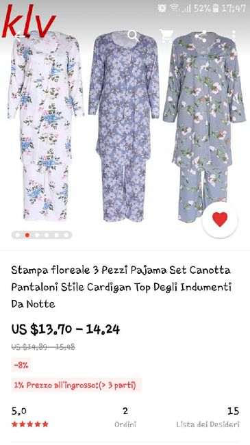 Pigiama preparazione - 3