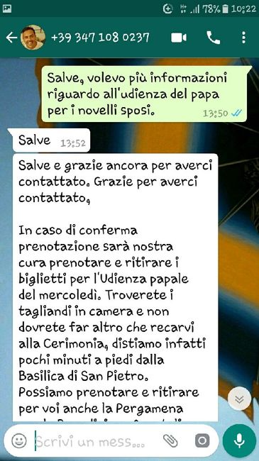 Udienza Papa ai novelli sposi - 1