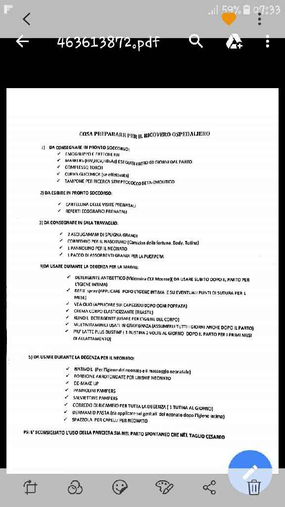 Cosa preparare per il ricovero in ospedale? lista - 1