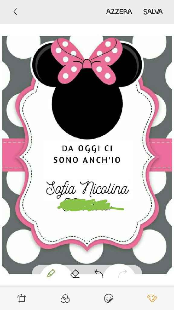 Bigliettini nascita - 1