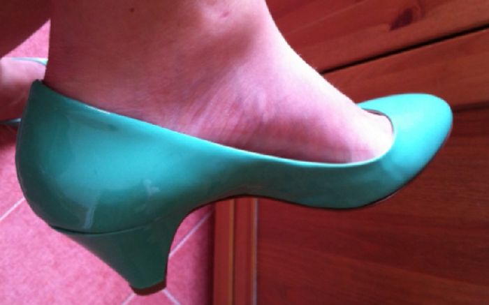 scarpe verde menta