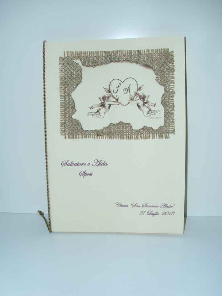 Copertina libretto messa