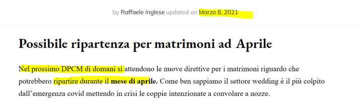 Sposine aprile 2021! - 1