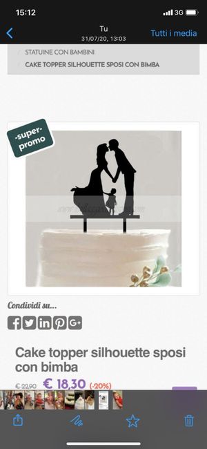 Cake topper - 2