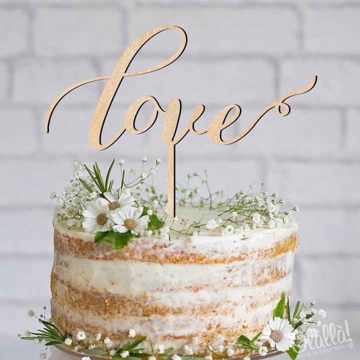 Cake topper - 1