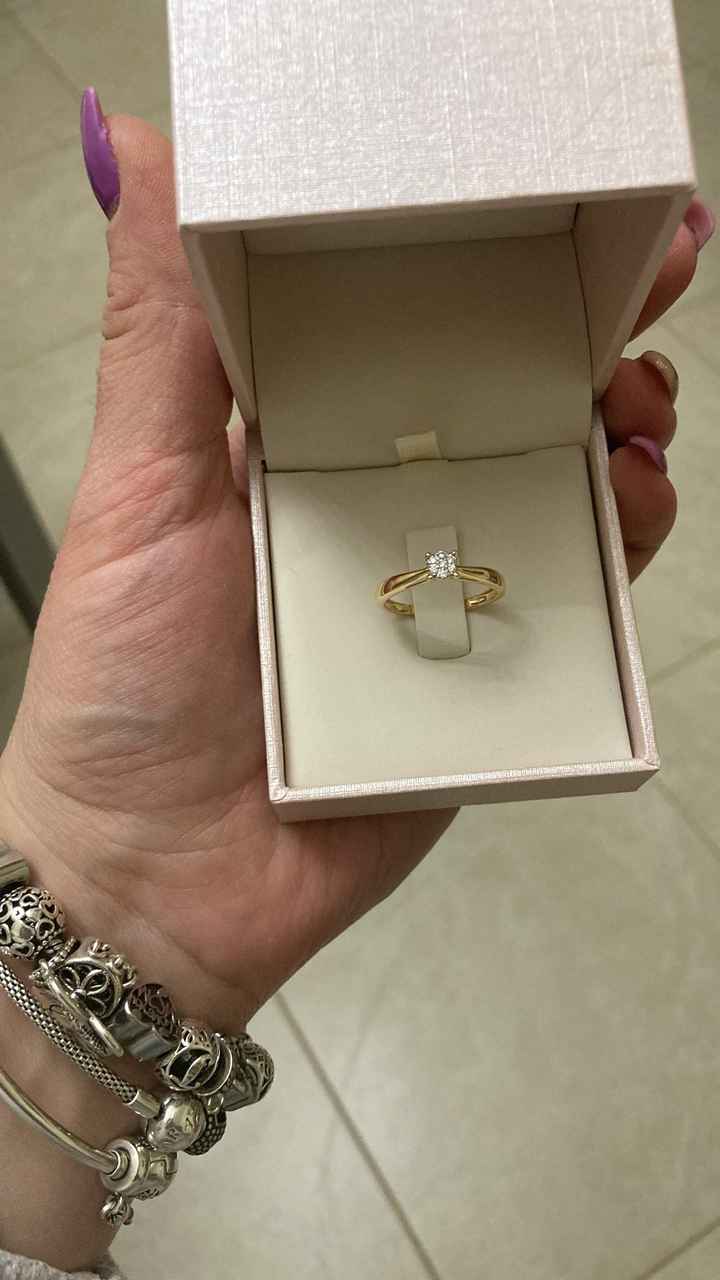 Come è il vostro anello di fidanzamento?? - 1