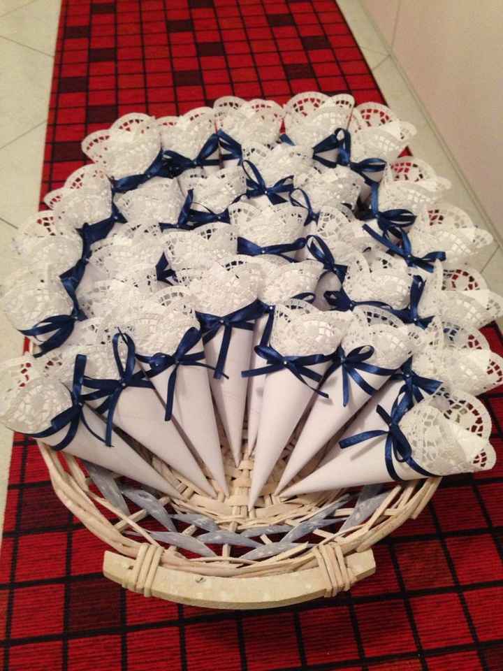 Coni lancia riso/coriandoli fai da me - 1