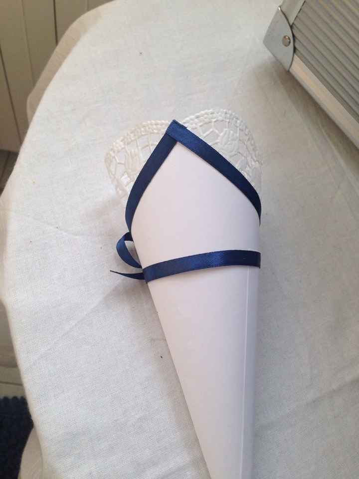 Coni lancia riso/coriandoli fai da me - 2