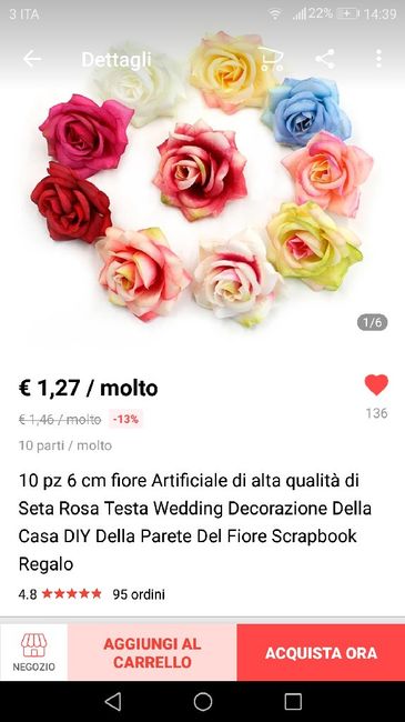 Roselline segnaposto chiare e scure ✂️ 🧶 - 1