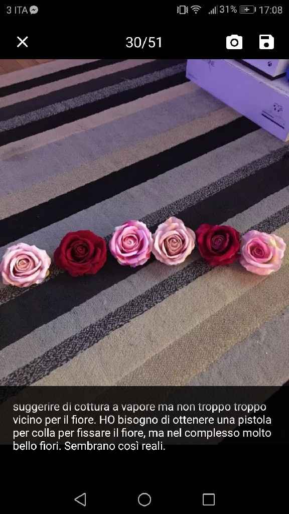 Roselline segnaposto chiare e scure ✂️ 🧶 - 1