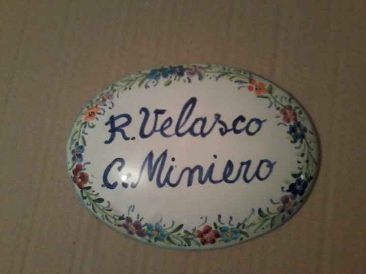 La nostra targhetta vietrese!!!