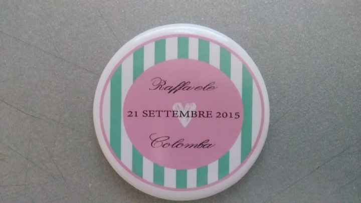 Calamite come segnaposto