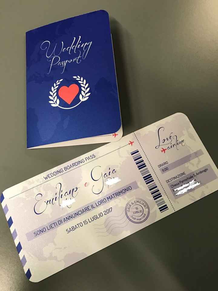 Partecipazioni arrivate! ❤️ - 2