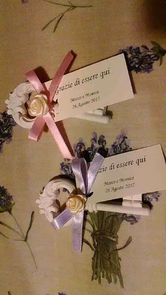 I miei segnaposto prendono forma - 1