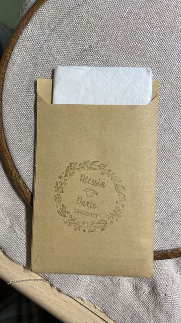 Fazzoletti per wedding bag 1
