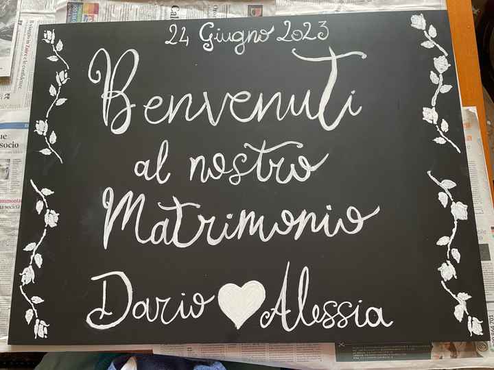 Cartello benvenuto - 1