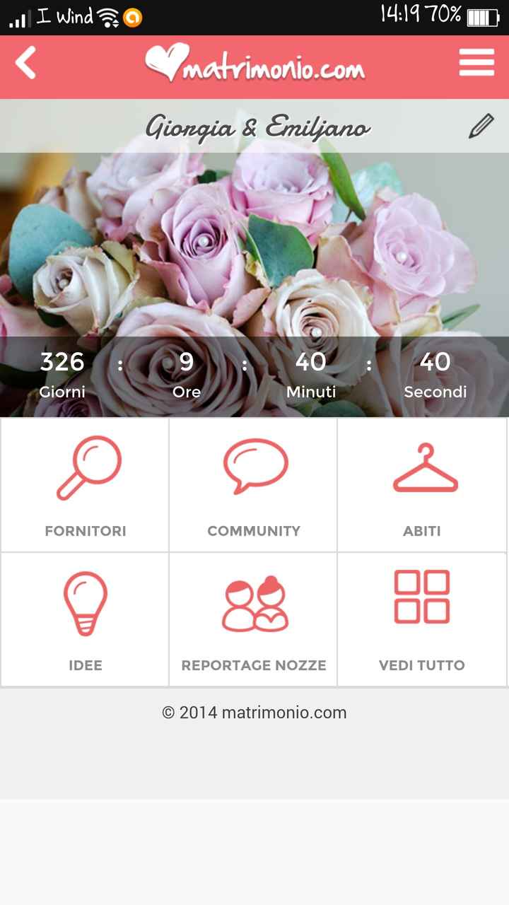 Quanto manca alle vostre nozze? - 1