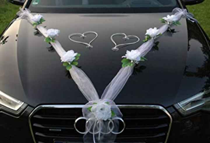Addobbo auto sposi fai da te - 1