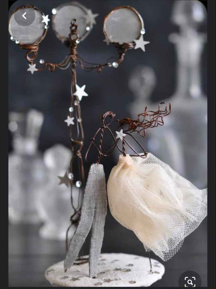 Cerco Cake topper in rame - 2