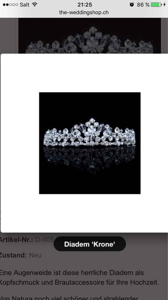 Tiara/diadema/coroncina - 2