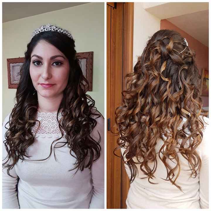 Acconciatura dei capelli 2. prova 😍❤ - 1